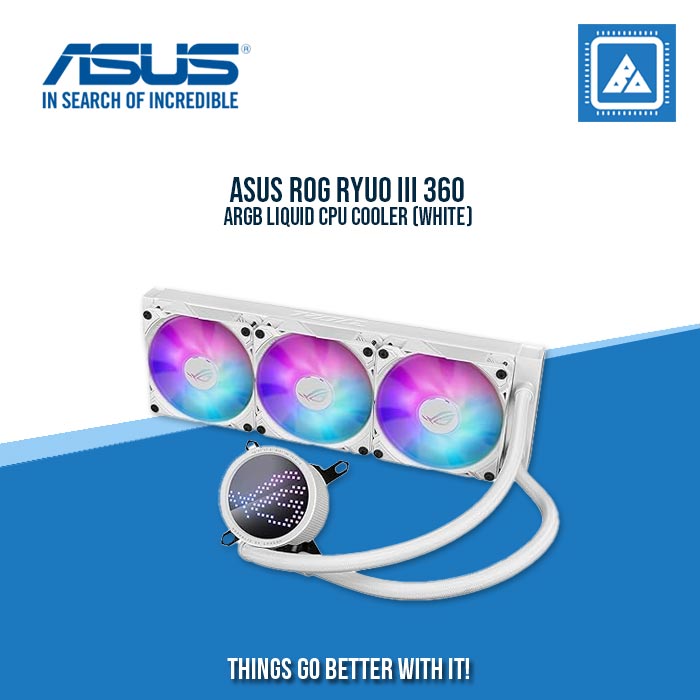ASUS ROG RYUO III 360 ARGB LIQUID CPU COOLER ASUS ROG RYUO III 360 ARGB LIQUID CPU COOLER